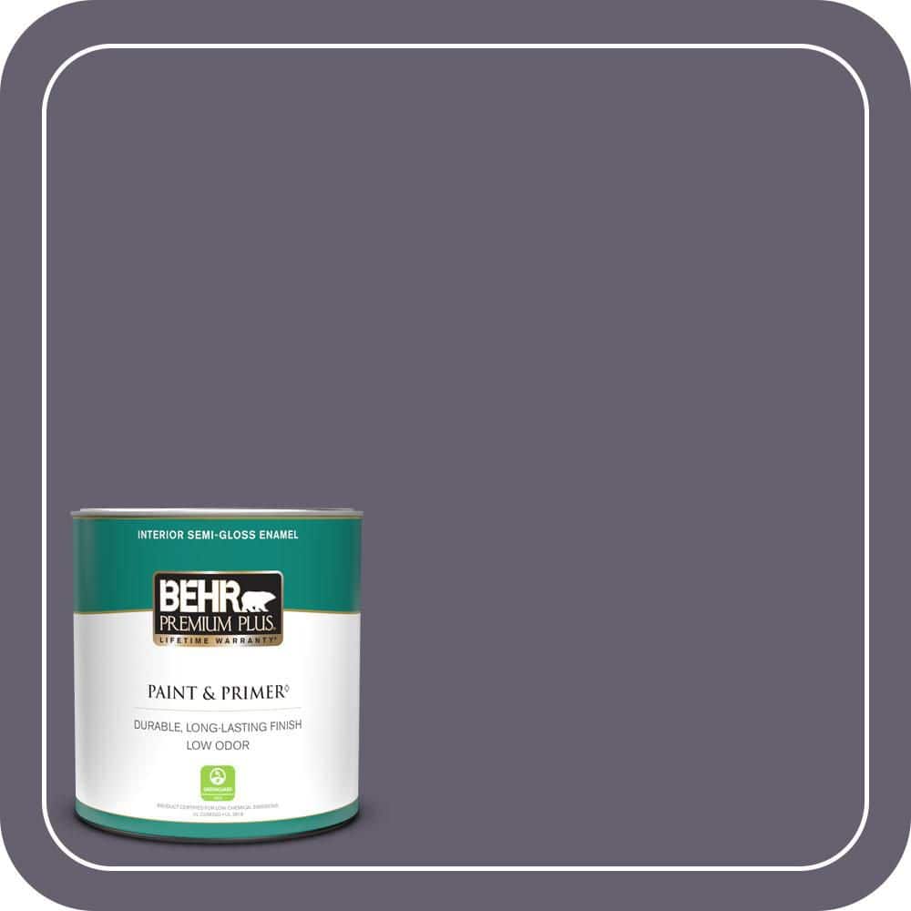 1 qt. #N560-6 Fashionista Semi-Gloss Enamel Low Odor Interior Paint & Primer price history on PriceWatchPro