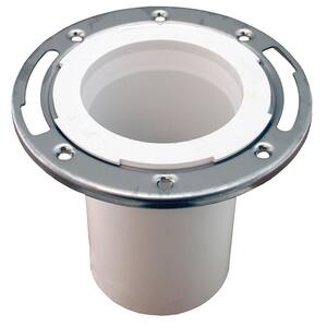 Oatey 435252 Closet Flange, 3, 4 In Connection, PVC, White