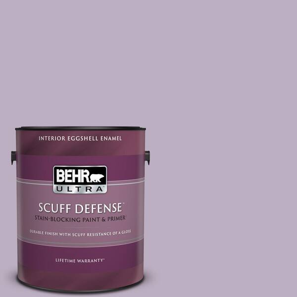 BEHR ULTRA 1 gal. #S100-3 Courtly Purple Extra Durable Eggshell Enamel Interior Paint & Primer