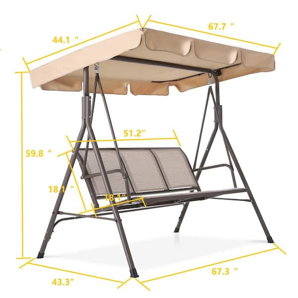 3 seater swing discount set