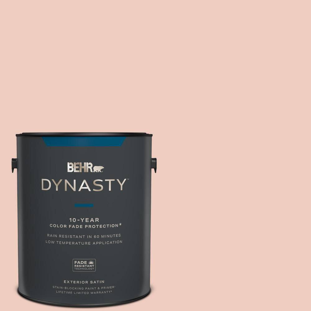 BEHR DYNASTY 1 gal. 200E2 Salmon Tint Satin Enamel Exterior Stain