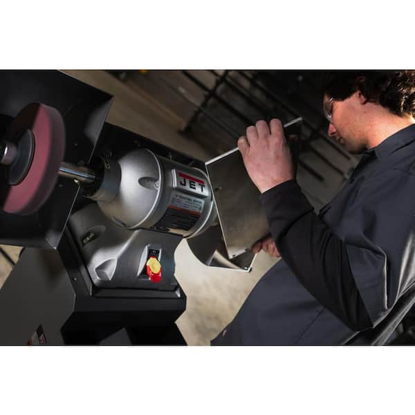 Jet 8 in. Bench Industrial Buffer 577408 - The Home Depot