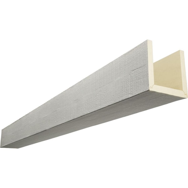 Endurathane 6 in. H x 4 in. W x 16 ft. L Rough Cedar Cashmere Faux Wood Beam