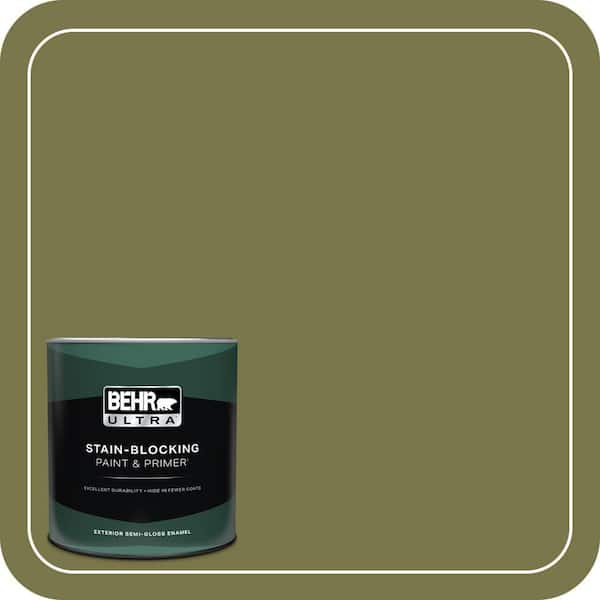 BEHR ULTRA 1 qt. #S340-7A Garnish Semi-Gloss Enamel Exterior Paint & Primer