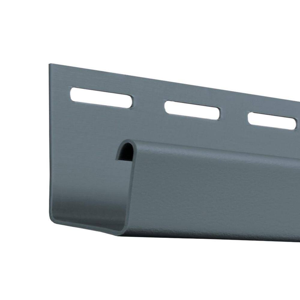 CertainTeed 3/4 in. x 2 in. x 12-1/2 ft. Pacific Blue J-Channel