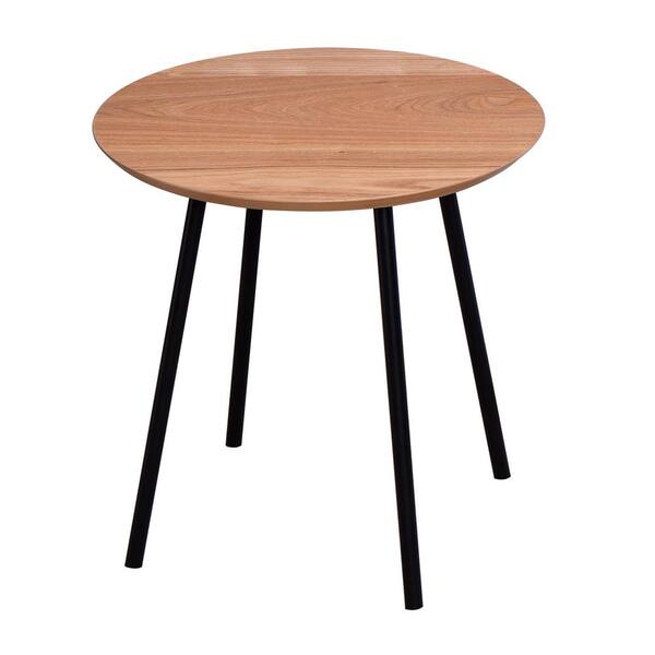 particle board round end table