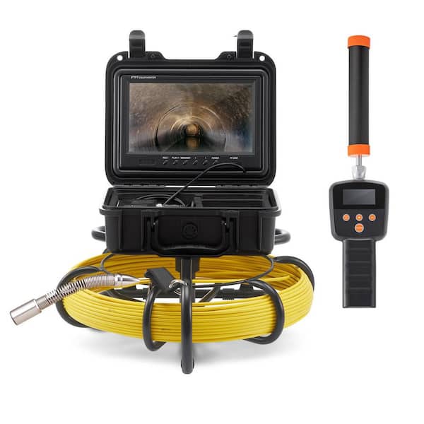 Sewer Camera with 512 Hz Locator, 164 ft. 9in IP68 1080P HD Pipeline Inspection Sewer Camera 2025 Update