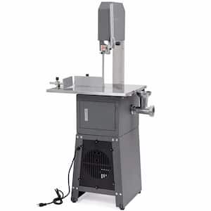 Gray Meat Cutting Band Meat Saw with Built-in Grinder and 3/4 HP Motor