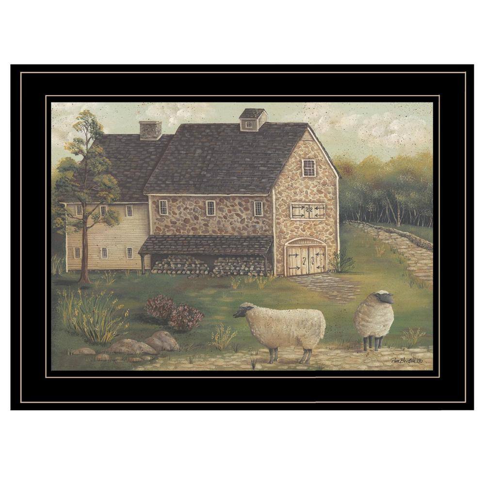 Charlie Stone Barn 1-Piece Framed Wall Art 15 in. x 19 in. price history on PriceWatchPro