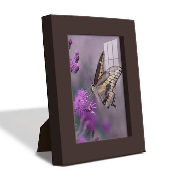 Wexford Home Modern 3.5in. x 5in. Brown Picture Frame WF006A - The
