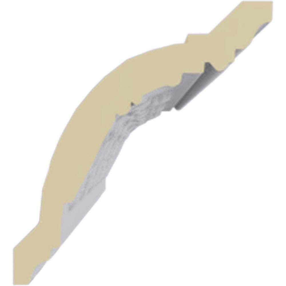 Versailles White Polyurethane Crown Moulding 94.5"