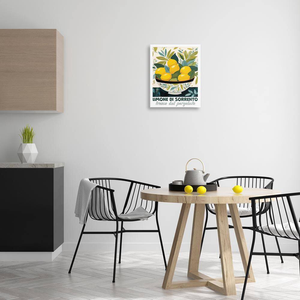 Charming Bowl of Lemons by Lux + Me Designs Unframed Food Graphic Art Print 20 in. x 16 in. price history on PriceWatchPro