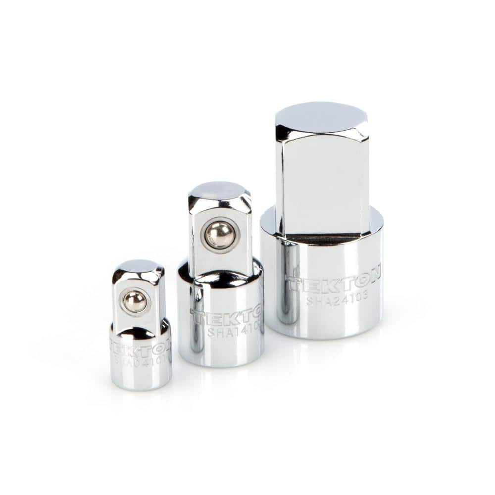 TEKTON 1/4 In.,3/8 In.,1/2 In. Adapter Set (3-Piece) SHA99010 - The ...