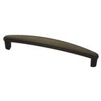 Rope Edge 3-3/4 in. (96mm) Center-to-Center Distressed Oil Rubbed Bronze Drawer Pull
