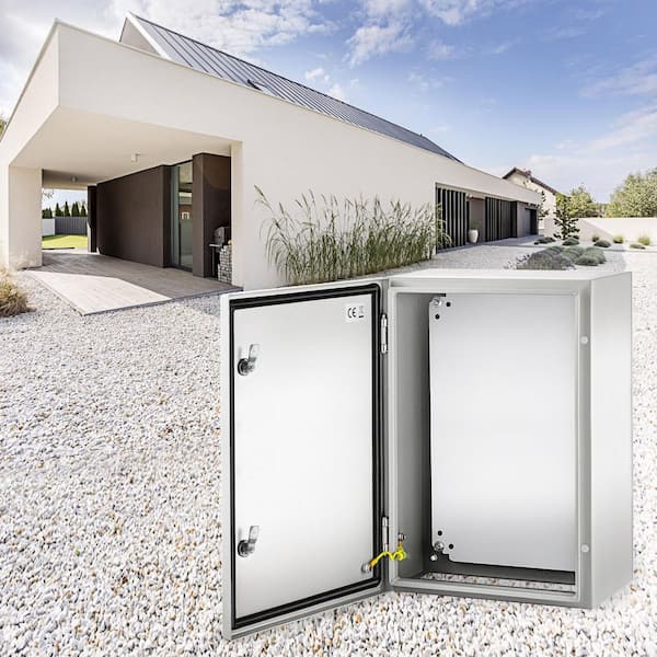 24 x 16 x 10 in. NEMA 4X Steel Electrical Box NEMA Steel Enclosure IP66 Waterproof and Dustproof with Mounting Plate