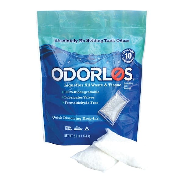 Valterra Odorlos Holding Tank Treatment - 4 oz. Packet, Pack of 10