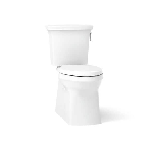 Corbelle 12 in. Rough In 2-Piece 1.28 GPF Single Flush Elongated Toilet in White Seat Not Included