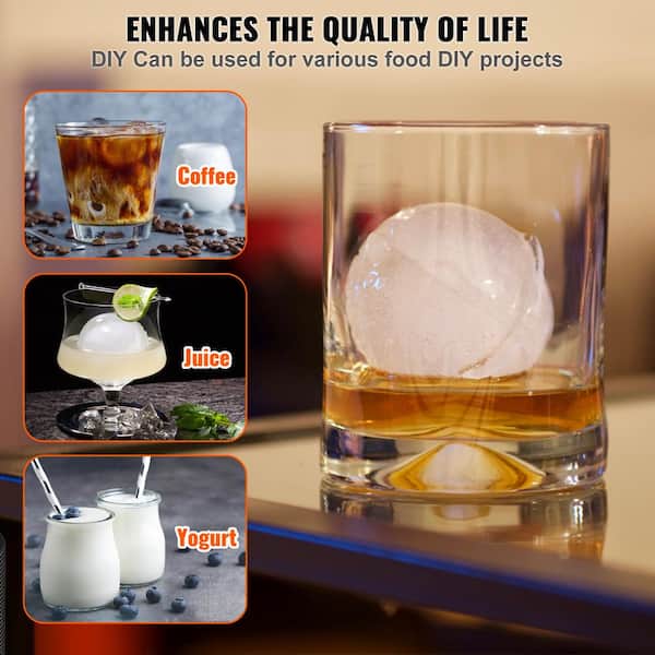 Benefits - The Original Whiskey Ball - Round Ice Mold