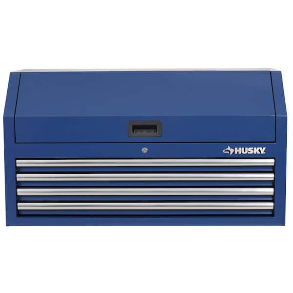 Husky Standard Duty 42 in. 4-Drawer Blue Top Tool Chest