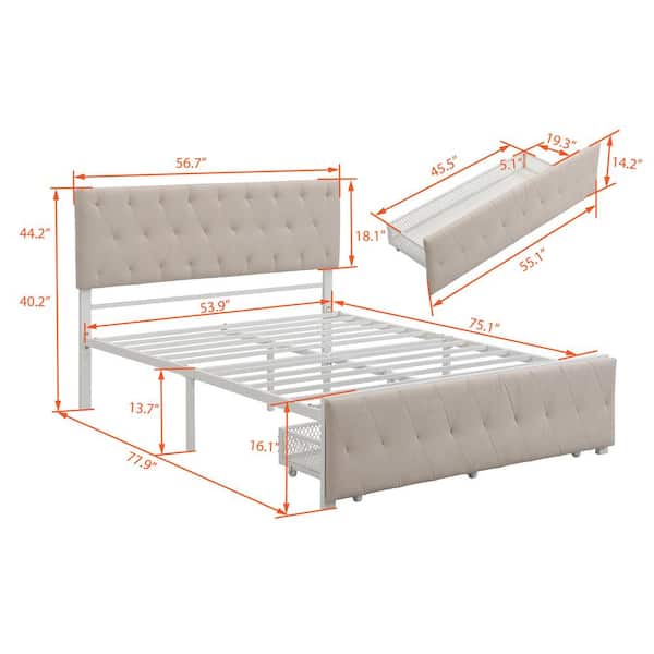 dimensions of full size bed  What Are the Dimensions of Full