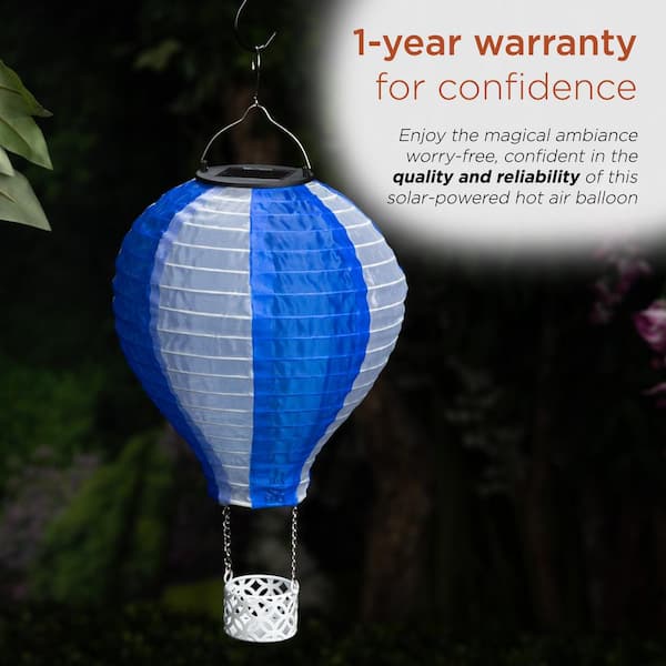 Solar powered balloon lights hotsell
