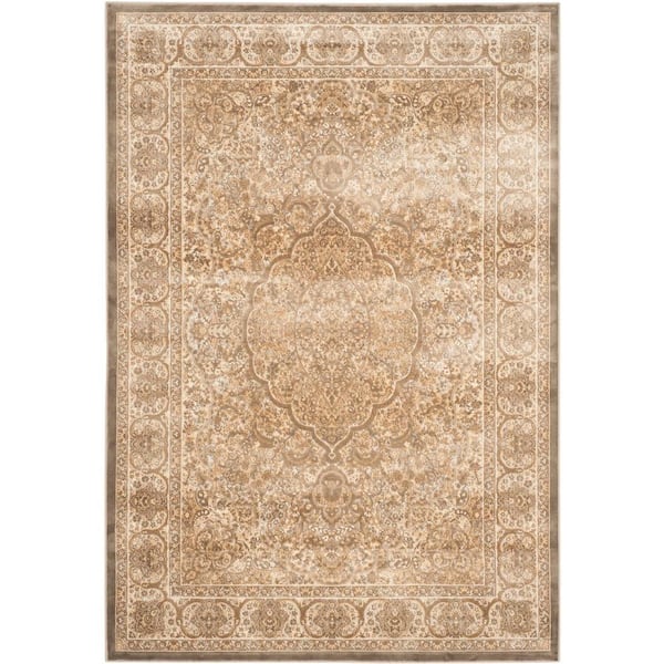 SAFAVIEH Paradise Mouse/Silver 8 ft. x 11 ft. Border Area Rug