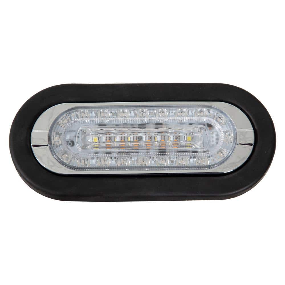 6 in. LED Combo Stop Turn Tail Backup Strobe Light Amber/Red price history on PriceWatchPro