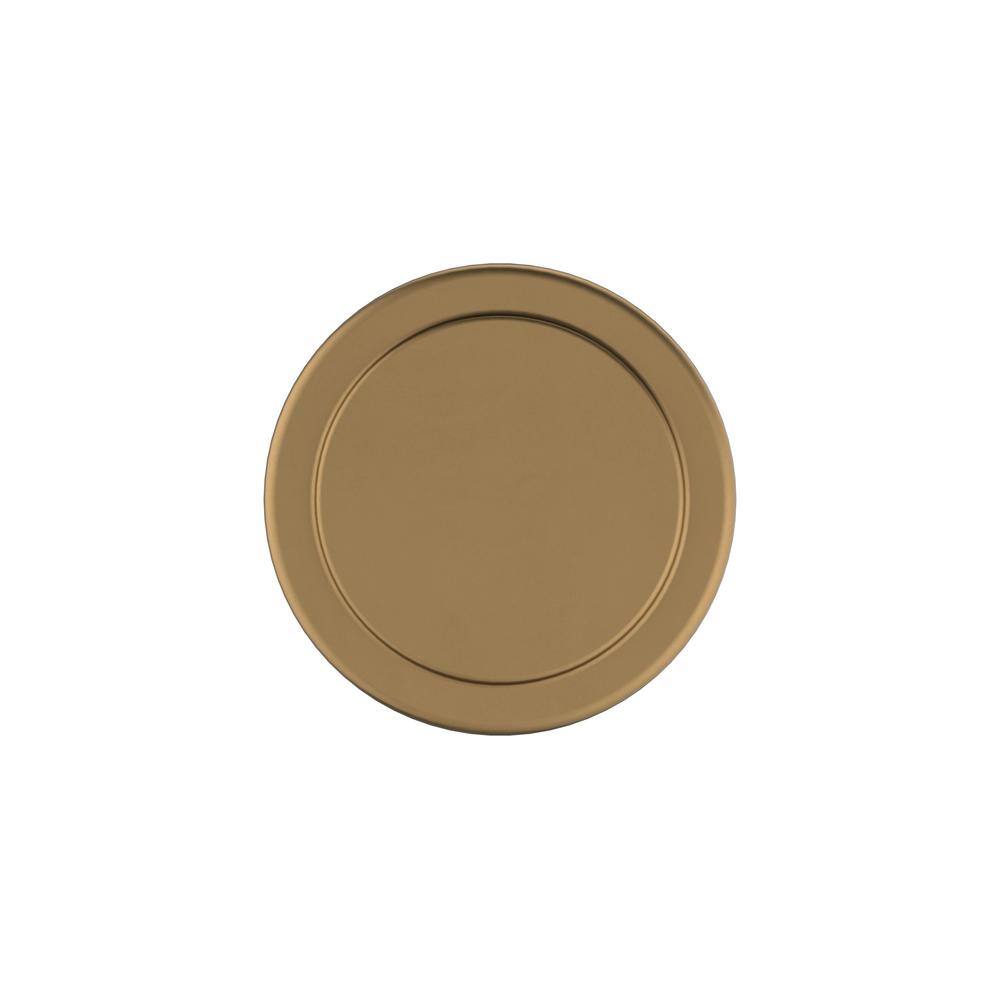 Amerock Champagne Bronze Round Cabinet Knob with Mounting Hardware