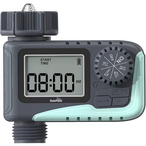 Programmable Water Timer for Garden Sprinkler Hose Faucet, Automatic Irrigation System