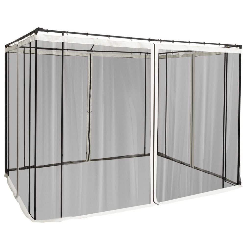 10 ft. x 10 ft. Replacement Mesh Sidewall Netting for Patio Gazebos Canopy 