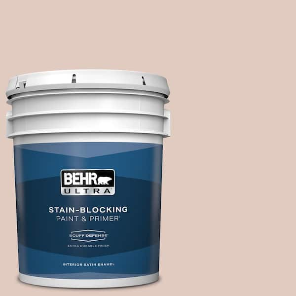 BEHR ULTRA 5 gal. Home Decorators Collection #HDC-NT-10 Victorian Cameo Extra Durable Satin Enamel Interior Paint & Primer