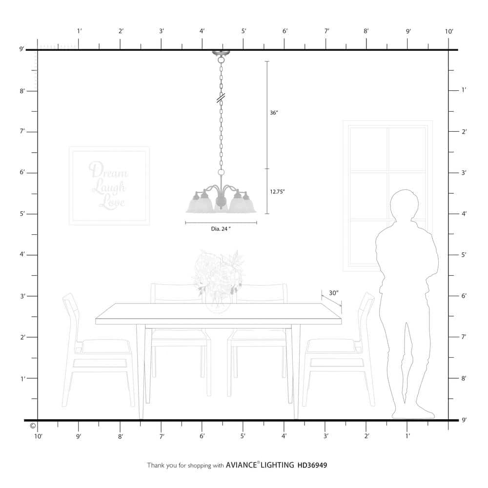 Essex Traditional 5-Light Chandelier in Brushed Nickel with Alabaster Glass