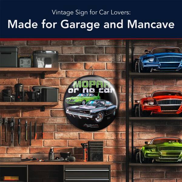 American Art Decor Mopar Metal Wall Art Sign 15