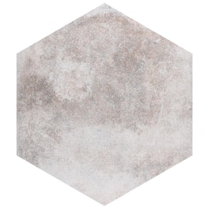 Americana Boston Hex Downtown 7 in. x 8-1/8 in. Porcelain Floor and Wall Take Home Tile Sample