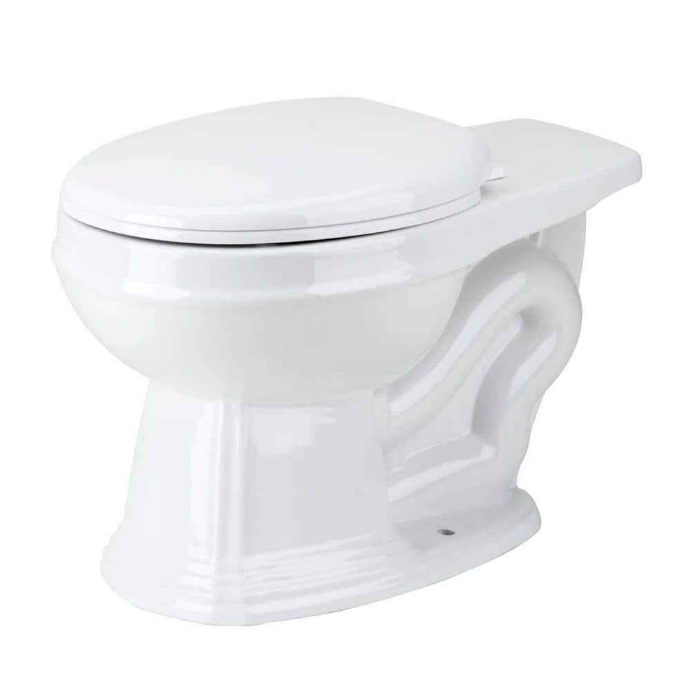 Sheffield Porcelain Round 2-Piece Toilet Bowl Only with Slow Close Toilet Seat in White price history on PriceWatchPro