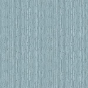 Into The Wild Blue Bamboo Paper Non-Pasted Non-Woven Wallpaper Roll