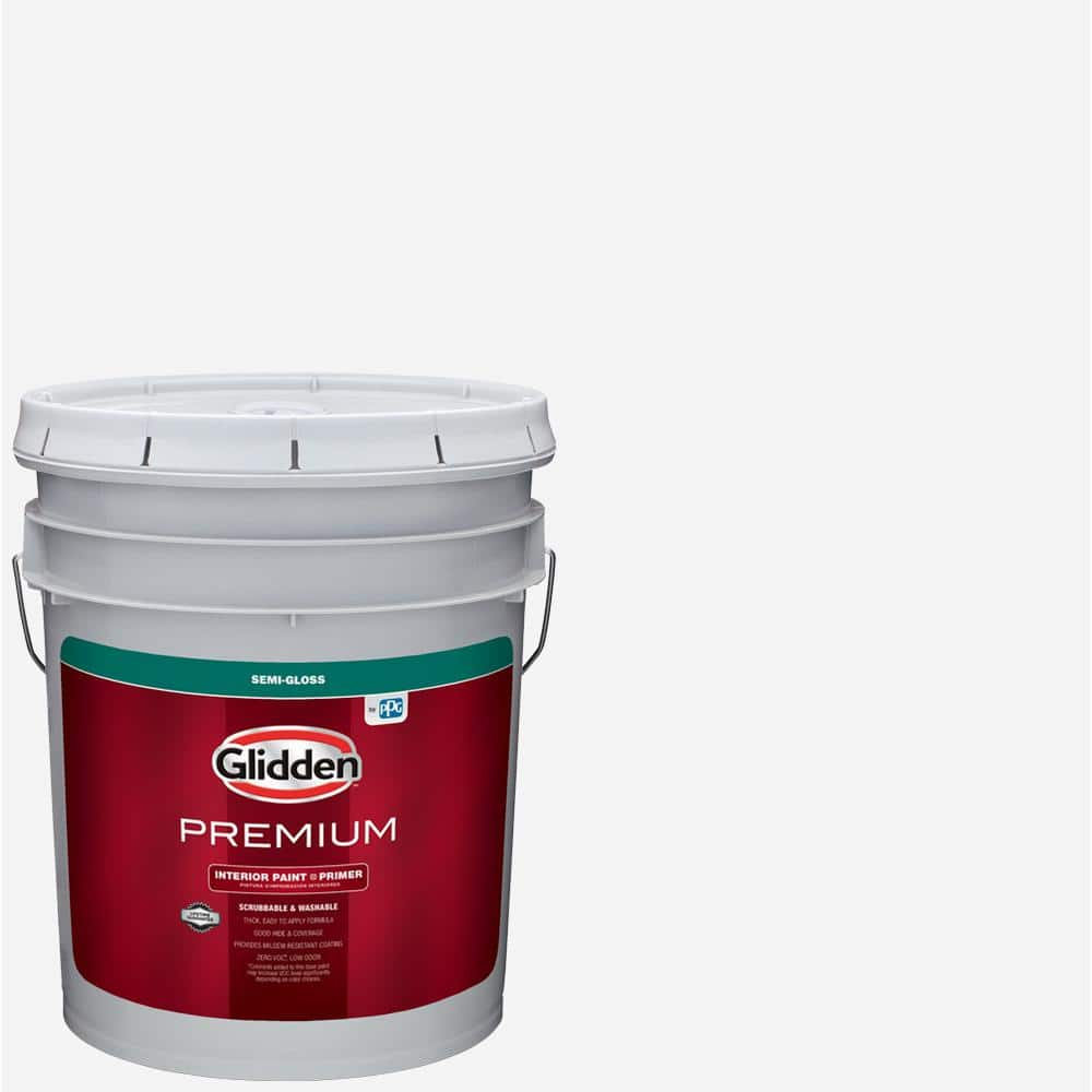 Glidden Premium 5 Gal. Semi-gloss Interior Paint Gln6413-05 - The Home 