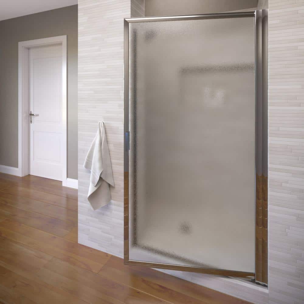 Sopora 37" x 67" Chrome Framed Pivot Shower Door