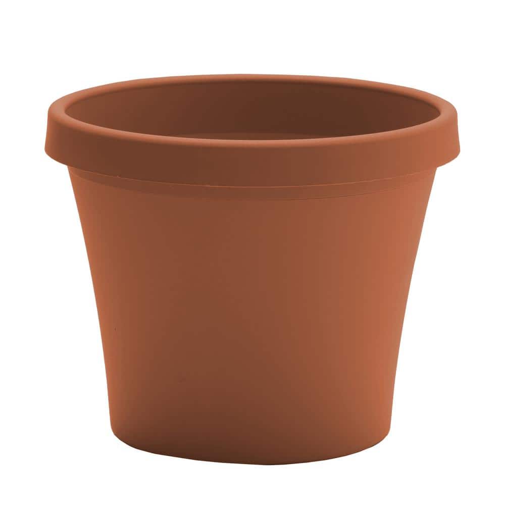 Terracotta Clay 9" x 10" Resin Tapered Planter