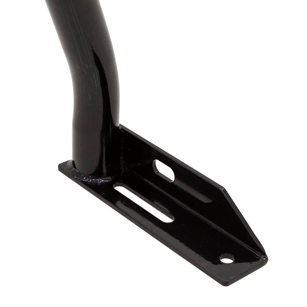Adjustable Black Powder-Coat Steel Utility Rack for Trucks