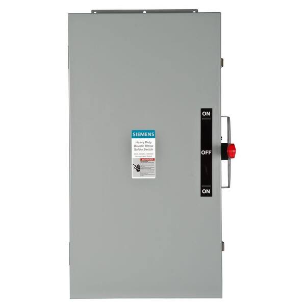 Siemens Double Throw 200 Amp 600-Volt 3-Pole Type 12 Non-Fusible Safety Switch