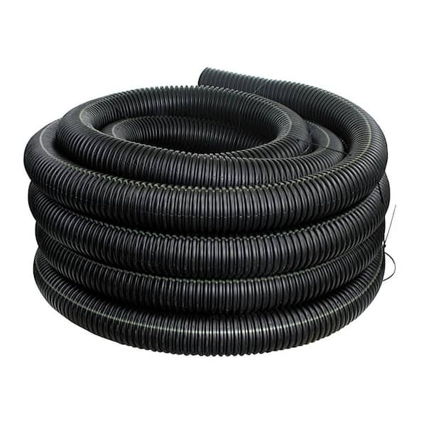 Advanced Drainage Systems 6 in. x 100 ft. Singlewall Solid Drain Pipe