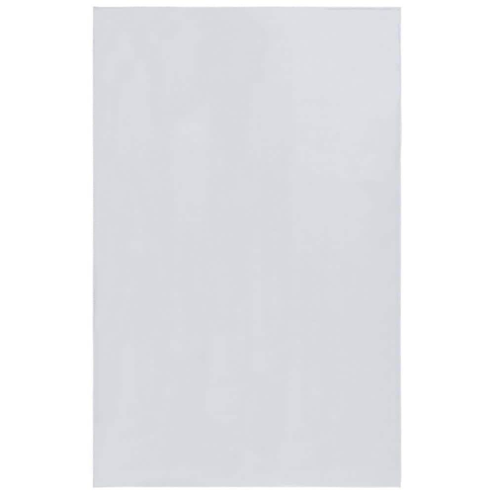 Faux Rabbit Fur Gray Doormat 3 ft. x 5 ft. Solid Flokati Area Rug price history on PriceWatchPro