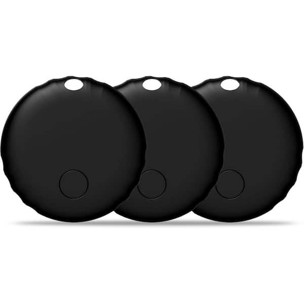 Smart Tag Tracker with Find My App Compatibility for iOS Keys Finder and Item Locator Replaceable Batt 3-Pack