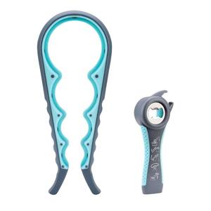 Jar Opener Gripper Set for Seniors with Arthritis Easy Grip Silicone Pads Non-Slip Bottle Corkscrew Tools