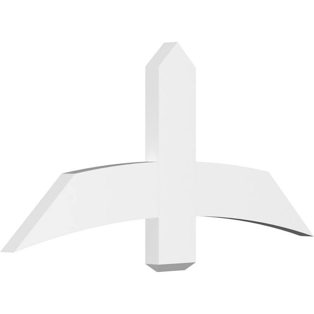 48 in. W x 22 in. H x 2 in. D x 6 in. F, 11/12 Pitch, Bellingham Signature Urethane Gable Bracket, Primed Tan price history on PriceWatchPro