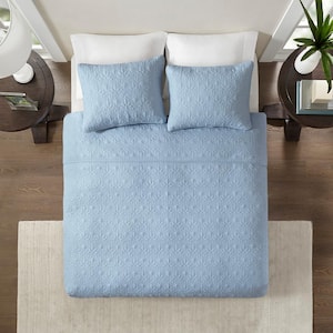 Madison Park Mansfield Reversible Coverlet Set