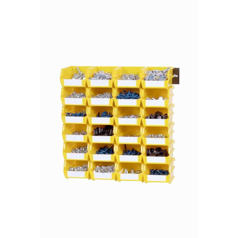 Triton Products 17 in. H x 17 in. W x 7 in. D Yellow Plastic 24Cube
