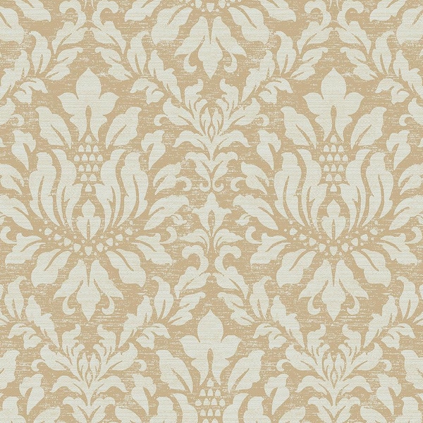 Norwall Stitched Damask Vinyl Roll Wallpaper (Covers 55 sq. ft.)