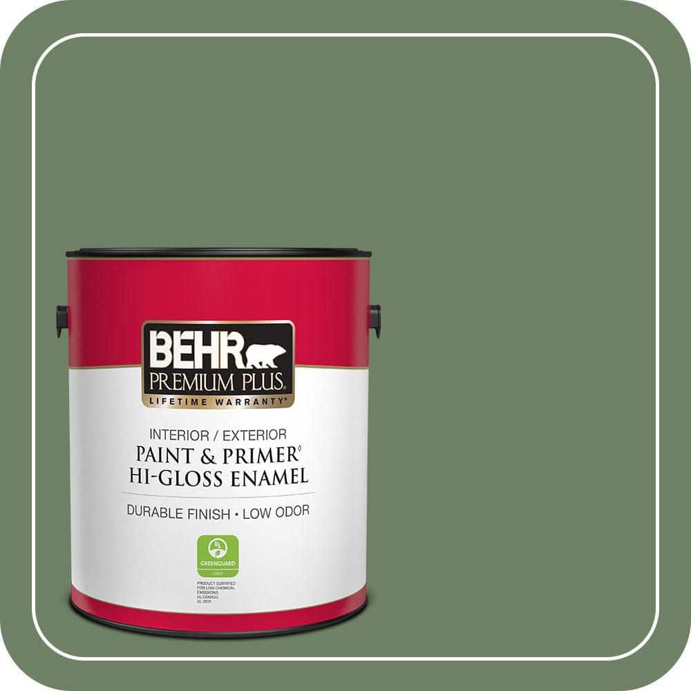 1 gal. #S390-6 Cliffside Park Hi-Gloss Enamel Interior/Exterior Paint & Primer price history on PriceWatchPro